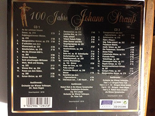 100 Jahre Johann Strauß-3 CDs im Box 100 Jahre Johann Strauß-3 CDs im Box von Eurotrend