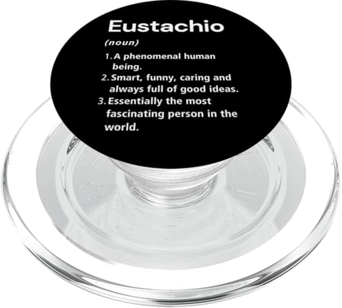 Eustachio Definition des Namens Lustiges Wörterbuch PopSockets PopGrip für MagSafe von Eustachio Birthday Name Definition Funny