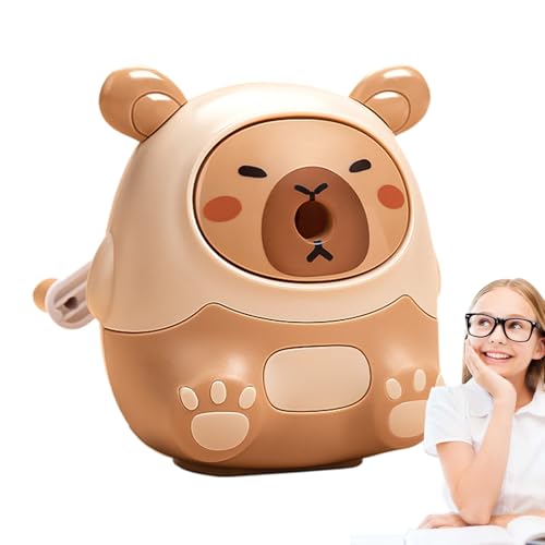 Euyehn Bleistiftspitzer, Bleistiftschärfer Kinder, Bleistiftspitzer für Schulkinder, Nettes Capybara Cartoon Design Handheld -Schärfen -Werkzeug für Kinder Mädchen Schüler Euyehn Bleistiftspitzer, Bleistiftschärfer Kinder, Bleistiftspitzer für Schulkinder, Nettes Capybara Cartoon Design Handheld -Schärfen -Werkzeug für Kinder Mädchen Schüler von Euyehn