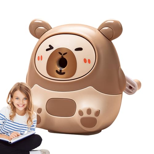 Euyehn Bleistiftspitzer Handheld, Bleistiftschärfer | Bleistiftspitzer für Schulkinder | Nettes Capybara Cartoon Design Handheld -Schärfen -Werkzeug für Kinder Mädchen Schüler Euyehn Bleistiftspitzer Handheld, Bleistiftschärfer | Bleistiftspitzer für Schulkinder | Nettes Capybara Cartoon Design Handheld -Schärfen -Werkzeug für Kinder Mädchen Schüler von Euyehn