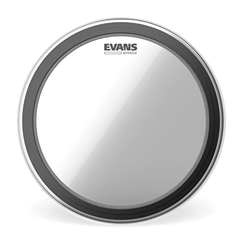 Evans BD24EMAD2 Bassdrumfell 60,9 cm (24 Zoll) doppellagig (innen: 0,254mm, außen: 0,178mm) von Evans