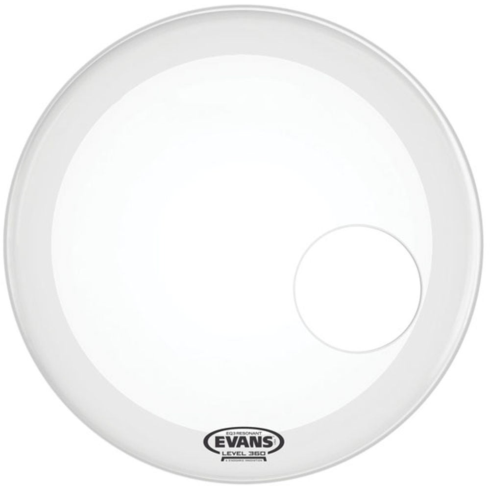 Evans BD24RGCW EQ3 Coated White 24-inch bass drumhead von Evans