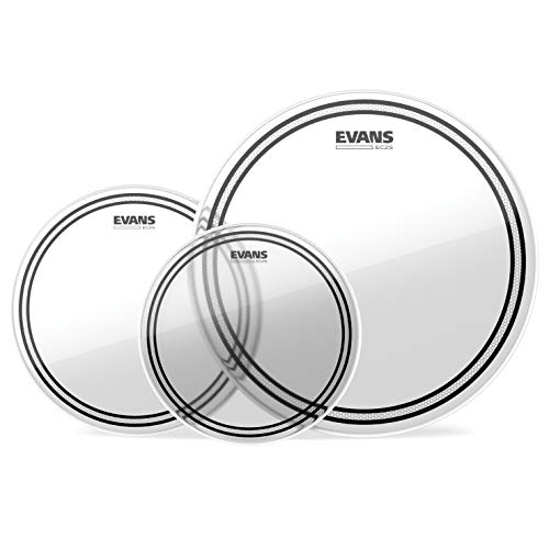 Evans ETP-EC2SCLR-F EC2S (Clear) Tom Pack Fusion 25,4 cm (10 Zoll), 30,4 cm (12 Zoll), 35,5 cm (14 Zoll) Felle von Evans