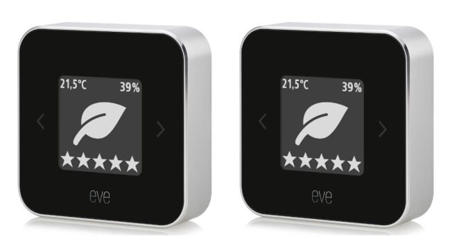 Eve - 2x Indoor air quality sensor with Apple HomeKit technology - Bundle von Eve Home