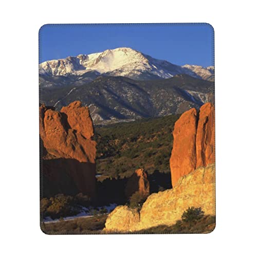 Pikes Peak Colorado Mauspad klein mit rutschfestem Gummi-Mauspad, Schreibtischunterlage, Gaming-Mauspad, genähte Kanten, für Laptop, Computer, Gaming, Arbeiten Pikes Peak Colorado Mauspad klein mit rutschfestem Gummi-Mauspad, Schreibtischunterlage, Gaming-Mauspad, genähte Kanten, für Laptop, Computer, Gaming, Arbeiten von Evealyn