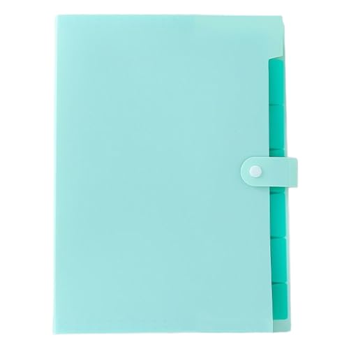 Evember Dokumentenmappe | Rechnungs-Organizer – A4-Größe, tragbarer Multifunktions-Aktenordner mit farbigen Etiketten und 7 Taschen für Zuhause, Geschäft, Rechnungsbelege, Quittungsmanagement von Evember