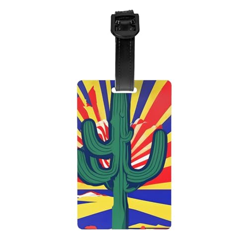 Gepäckanhänger mit lustiger Arizona-Flagge, Gepäckanhänger, Kofferetikett, Reisetasche, Gepäckanhänger für Reisen Gepäckanhänger mit lustiger Arizona-Flagge, Gepäckanhänger, Kofferetikett, Reisetasche, Gepäckanhänger für Reisen von Evengigy