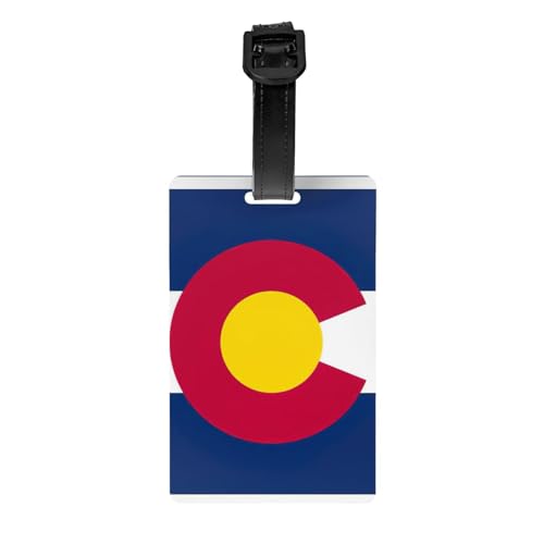 Gepäckanhänger mit lustiger Colorado-Flagge, Gepäckanhänger, Kofferetikett, Reisetasche, Gepäckanhänger für Reisen Gepäckanhänger mit lustiger Colorado-Flagge, Gepäckanhänger, Kofferetikett, Reisetasche, Gepäckanhänger für Reisen von Evengigy