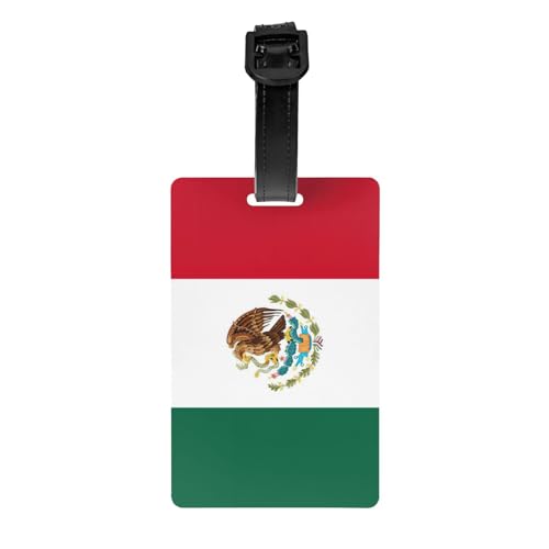 Gepäckanhänger mit lustiger Flagge von Mexiko, Gepäckanhänger, Gepäckanhänger für Reisen Gepäckanhänger mit lustiger Flagge von Mexiko, Gepäckanhänger, Gepäckanhänger für Reisen von Evengigy