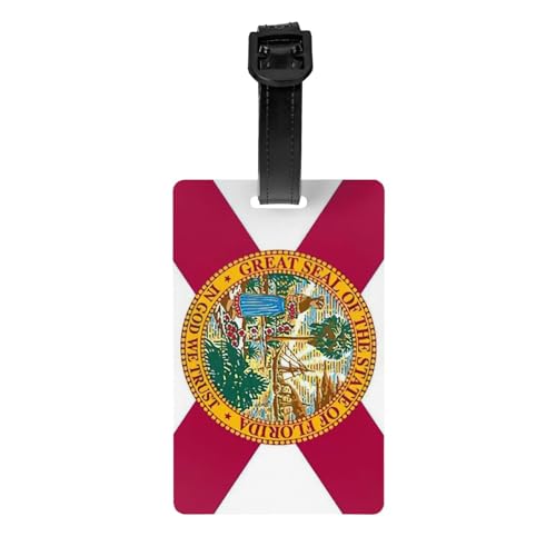 Gepäckanhänger mit lustiger Florida-Flagge, Gepäckanhänger, Gepäckanhänger für Reisen Gepäckanhänger mit lustiger Florida-Flagge, Gepäckanhänger, Gepäckanhänger für Reisen von Evengigy