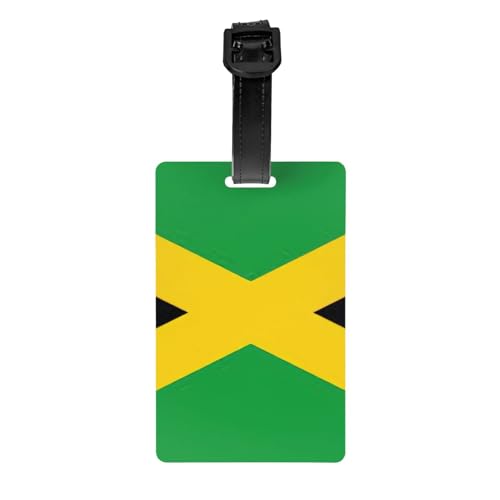 Gepäckanhänger mit lustiger Jamaika-Flagge, Gepäckanhänger, Kofferetikett, Reisetasche, Gepäckanhänger für Reisen Gepäckanhänger mit lustiger Jamaika-Flagge, Gepäckanhänger, Kofferetikett, Reisetasche, Gepäckanhänger für Reisen von Evengigy