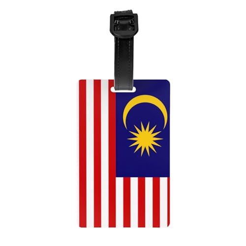 Gepäckanhänger mit lustiger Malaysia-Flagge, Gepäckanhänger, Kofferetikett, Reisetasche, Gepäckanhänger für Reisen Gepäckanhänger mit lustiger Malaysia-Flagge, Gepäckanhänger, Kofferetikett, Reisetasche, Gepäckanhänger für Reisen von Evengigy