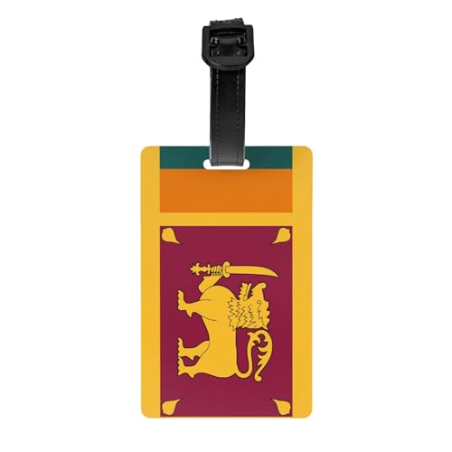 Gepäckanhänger mit lustiger Sri Lanka-Flagge, Gepäckanhänger, Kofferetikett, Reisetasche, Gepäckanhänger für Reisen Gepäckanhänger mit lustiger Sri Lanka-Flagge, Gepäckanhänger, Kofferetikett, Reisetasche, Gepäckanhänger für Reisen von Evengigy