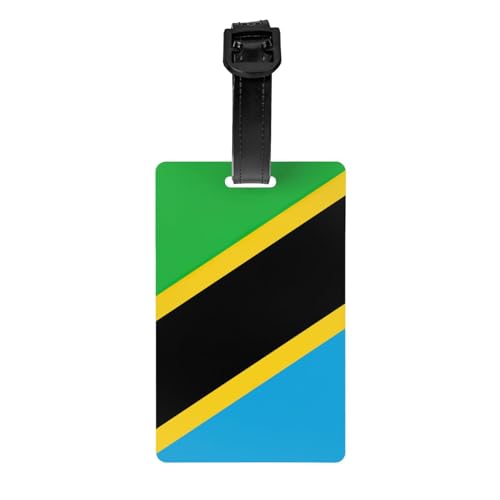 Gepäckanhänger mit lustiger Tansania-Flagge, Gepäckanhänger, Kofferetikett, Reisetasche, Gepäckanhänger für Reisen Gepäckanhänger mit lustiger Tansania-Flagge, Gepäckanhänger, Kofferetikett, Reisetasche, Gepäckanhänger für Reisen von Evengigy