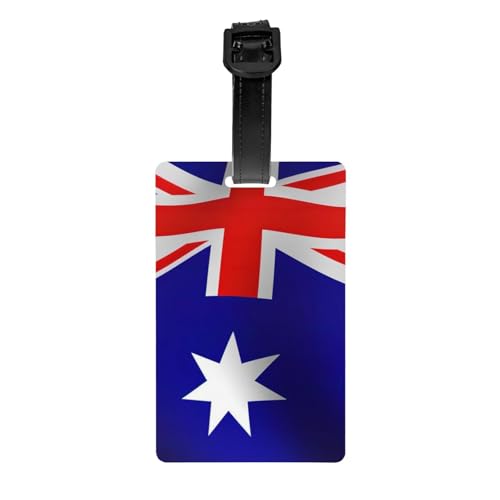 Gepäckanhänger mit lustiger australischer Flagge, Gepäckanhänger, Kofferetikett, Reisetasche, Gepäckanhänger für Reisen Gepäckanhänger mit lustiger australischer Flagge, Gepäckanhänger, Kofferetikett, Reisetasche, Gepäckanhänger für Reisen von Evengigy