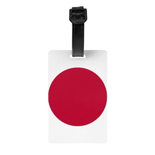 Gepäckanhänger mit lustiger japanischer Flagge, Gepäckanhänger, Kofferetikett, Reisetasche, Gepäckanhänger für Reisen Gepäckanhänger mit lustiger japanischer Flagge, Gepäckanhänger, Kofferetikett, Reisetasche, Gepäckanhänger für Reisen von Evengigy