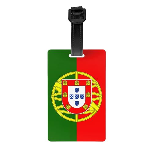 Gepäckanhänger mit lustiger portugiesischer Flagge, Gepäckanhänger, Kofferetikett, Reisetasche, Gepäckanhänger für Reisen Gepäckanhänger mit lustiger portugiesischer Flagge, Gepäckanhänger, Kofferetikett, Reisetasche, Gepäckanhänger für Reisen von Evengigy