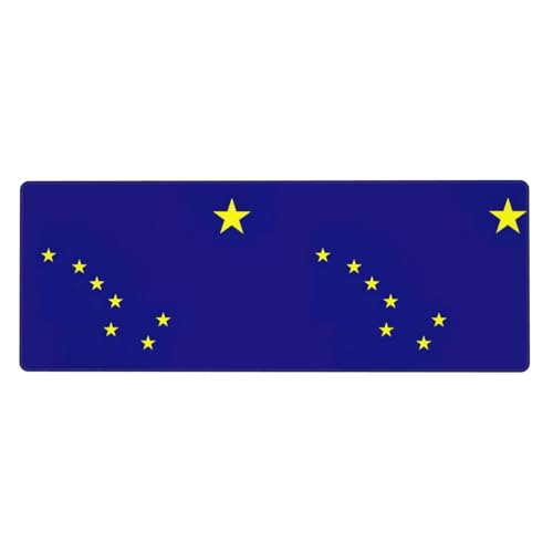 Große Tastaturunterlage mit Alaska-Staatsflaggen-Druck, rutschfest, Gummi, personalisierbar, Schreibtischunterlage für die Arbeit Große Tastaturunterlage mit Alaska-Staatsflaggen-Druck, rutschfest, Gummi, personalisierbar, Schreibtischunterlage für die Arbeit von Evengigy