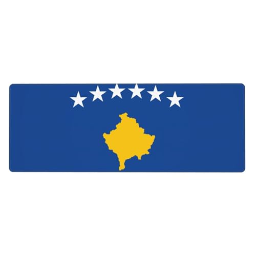 Große Tastaturunterlage mit Flagge des Kosovo, rutschfest, Gummi, personalisierbar, Schreibtischunterlage für die Arbeit Große Tastaturunterlage mit Flagge des Kosovo, rutschfest, Gummi, personalisierbar, Schreibtischunterlage für die Arbeit von Evengigy
