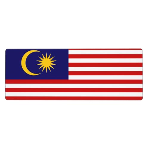 Große Tastaturunterlage mit Malaysia-Flagge, rutschfest, Gummi, personalisierbar, Schreibtischunterlage für die Arbeit Große Tastaturunterlage mit Malaysia-Flagge, rutschfest, Gummi, personalisierbar, Schreibtischunterlage für die Arbeit von Evengigy
