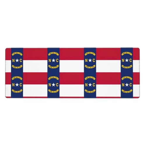 Große Tastaturunterlage mit Nord-Carolina-Flaggen-Druck, rutschfest, Gummi, personalisierte Tastaturmatte, Schreibtischunterlage für die Arbeit Große Tastaturunterlage mit Nord-Carolina-Flaggen-Druck, rutschfest, Gummi, personalisierte Tastaturmatte, Schreibtischunterlage für die Arbeit von Evengigy