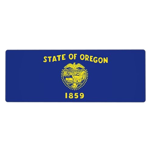 Große Tastaturunterlage mit Oregon-Flaggen-Druck, rutschfest, Gummi, personalisierte Tastaturmatte, Schreibtischunterlage für die Arbeit Große Tastaturunterlage mit Oregon-Flaggen-Druck, rutschfest, Gummi, personalisierte Tastaturmatte, Schreibtischunterlage für die Arbeit von Evengigy