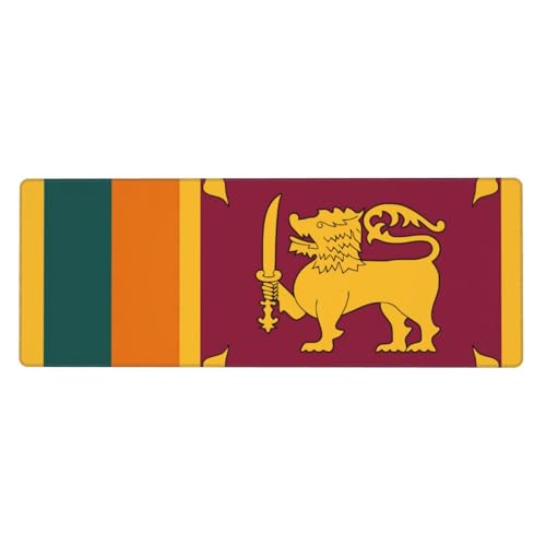 Große Tastaturunterlage mit Sri Lanka-Flagge, rutschfest, Gummi, personalisierte Tastaturmatte, Schreibtischunterlage für die Arbeit Große Tastaturunterlage mit Sri Lanka-Flagge, rutschfest, Gummi, personalisierte Tastaturmatte, Schreibtischunterlage für die Arbeit von Evengigy