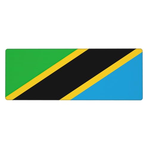 Große Tastaturunterlage mit Tansania-Flagge, rutschfest, Gummi, personalisierbar, Schreibtischunterlage für die Arbeit Große Tastaturunterlage mit Tansania-Flagge, rutschfest, Gummi, personalisierbar, Schreibtischunterlage für die Arbeit von Evengigy