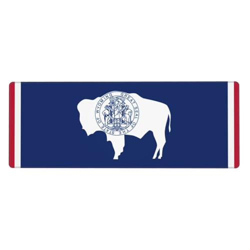 Große Tastaturunterlage mit Wyoming-Staatsflaggen-Druck, rutschfest, Gummi, personalisierte Tastaturmatte, Schreibtischunterlage für die Arbeit Große Tastaturunterlage mit Wyoming-Staatsflaggen-Druck, rutschfest, Gummi, personalisierte Tastaturmatte, Schreibtischunterlage für die Arbeit von Evengigy