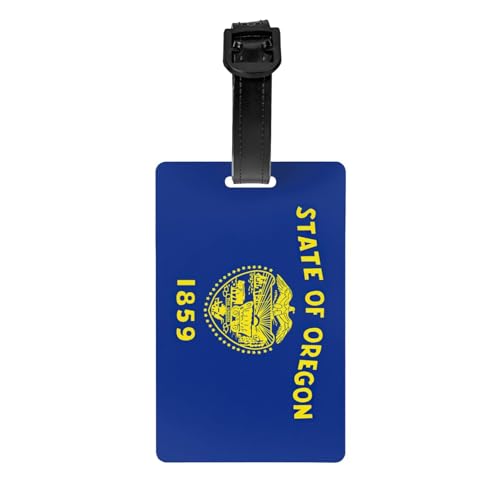 Lustiger Gepäckanhänger mit Oregon-Flagge, Gepäckanhänger, Kofferetikett, Reisetasche, Gepäckanhänger für Reisen Lustiger Gepäckanhänger mit Oregon-Flagge, Gepäckanhänger, Kofferetikett, Reisetasche, Gepäckanhänger für Reisen von Evengigy