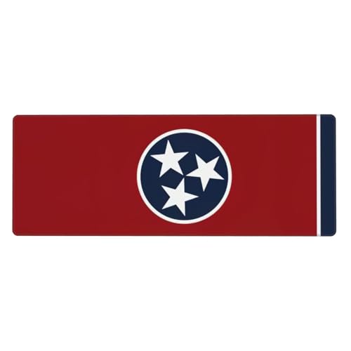 Tastaturunterlage mit Tennessee-Flaggen-Druck, groß, rutschfest, Gummi, personalisierbar, Schreibtischunterlage für die Arbeit Tastaturunterlage mit Tennessee-Flaggen-Druck, groß, rutschfest, Gummi, personalisierbar, Schreibtischunterlage für die Arbeit von Evengigy