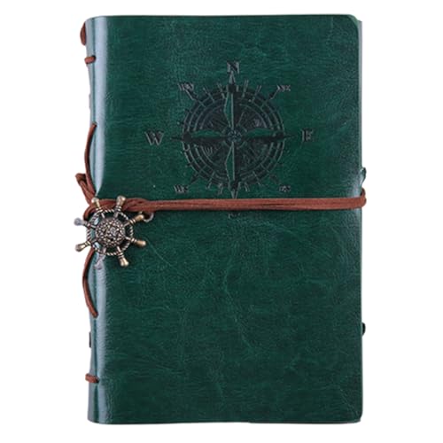 Eventerde Vintage Skizzenbuch,Piraten-Design Notizbuch Persönliches Journal | Retro-Schreibheft mit Glattem Schreibgefühl Schulbedarf & Bürozubehör für Damen Herren Jugendliche von Eventerde