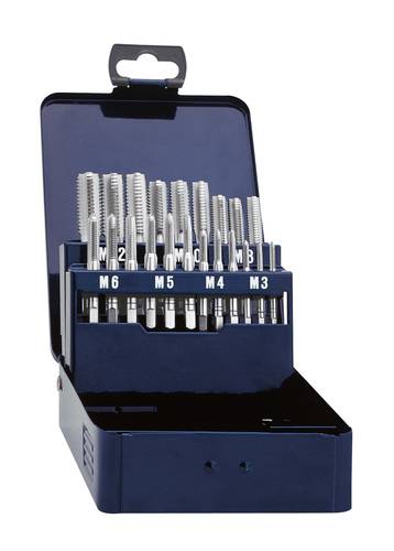 Eventus by Exact 10702 Handgewindebohrer-Set 8teilig metrisch Rechtsschneidend DIN 352 HSS 1 Set von Eventus by Exact