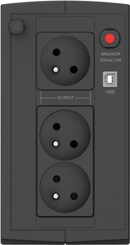 JE DUO 850 PL AVR USB UPS (T/DAVRTO-000K85/01) von Ever