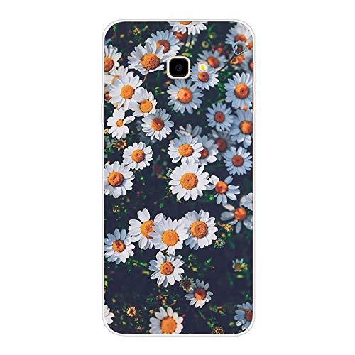 Everainy Kompatibel für Samsung Galaxy A5 2017 Hülle Silikon Durchsichtig Bumper Gummi Case Cover Hüllen Handyhülle Stoßfest TPU Transparent Stoßstange Schutzhülle (Blume) von Everainy