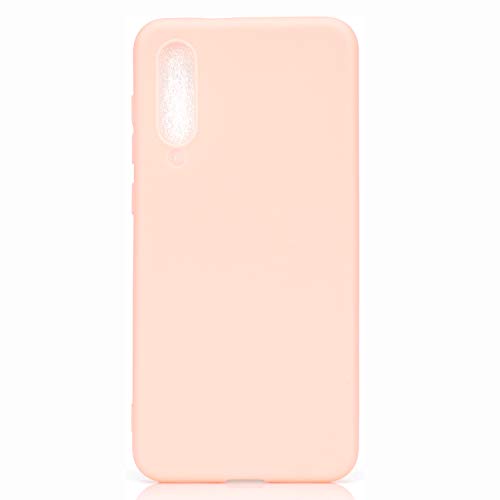Everainy Kompatibel für Xiaomi Mi 9 SE Silikon Hülle Ultradünn Hüllen Handyhülle Gummi Bumper Case Schutzhülle Stoßfest TPU Gel Stoßstange Cover (Rosa) von Everainy