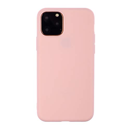 Everainy Kompatibel für iPhone 11 (6.1") Silikon Hülle Ultradünn Hüllen Handyhülle Gummi Bumper Case Schutzhülle Stoßfest TPU Gel Stoßstange Cover (Rosa) von Everainy
