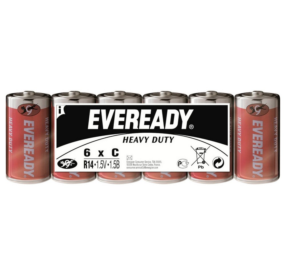 Eveready Eveready SHD Baby (C)-Batterie Zink-Kohle 1.5 V 6 St. Batterie, (1.50 V) von Eveready