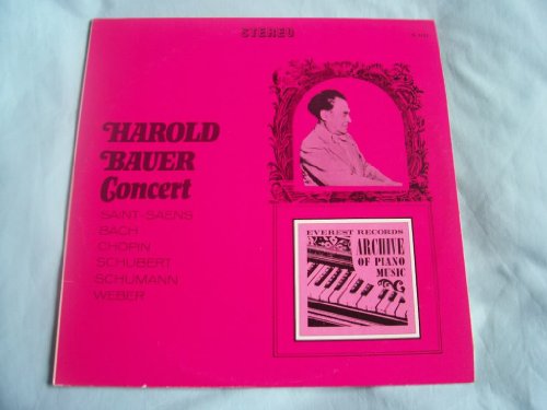 X 911 HAROLD BAUER Concert USA LP 1960s von Everest