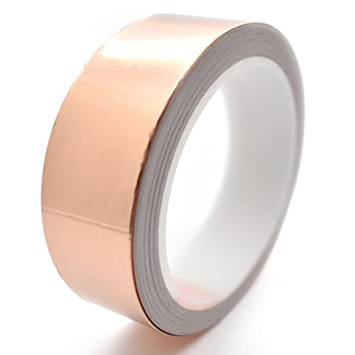 Evergreen Goods kupferband Schneckenabwehr UK | 24mm (B) x 12m (L) Insektenabschreckendes kupferband selbstklebend | Schneckensperrband für humane Schädlingsbekämpfung von EVG