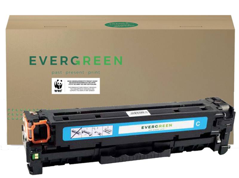 EVERGREEN Toner EGTK580CE ersetzt KYOCERA TK-580C, cyan von Evergreen