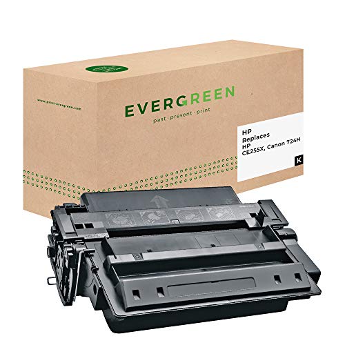 Evergreen CE255X, Canon 724H Remanufactured Toner 1er Pack von Evergreen
