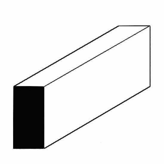 Vierkantprofile, 350x0,25x0,75mm, 10 Stück von Evergreen