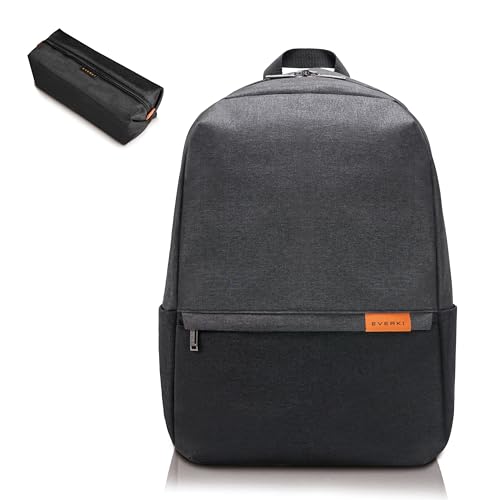 Everki 58455 Everyday 106 (EKP106) - Leichter Laptop-Rucksack für Geräte bis 15,6 Zoll (39,6 cm) / 23 l Fassungsvermögen, Schwarz von Everki