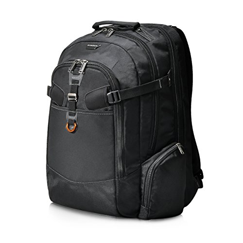 Everki EKP120 – Laptop Rucksack für Notebooks bis 18,4 Zoll (46,7 cm) mit durchdachtem Fächer-Konzept, viel Stauraum und weiteren hochwertigen Funktionen, Schwarz von Everki