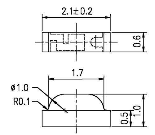 Everlight Opto 12-215SURC/S530-A2/TR8 SMD-LED Sonderform Rot 48 mcd 130° 20mA 2V Tape cut Everlight Opto 12-215SURC/S530-A2/TR8 SMD-LED Sonderform Rot 48 mcd 130° 20mA 2V Tape cut von Everlight Opto