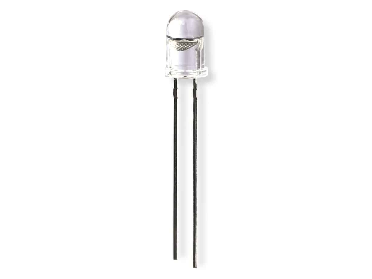 EVERLIGHT Fotodiode, PD333-3C/H0/L2, für Tageslicht und Infrarot, Gehäuse T-1 3/4 (5mm, wasserklar) von Everlight