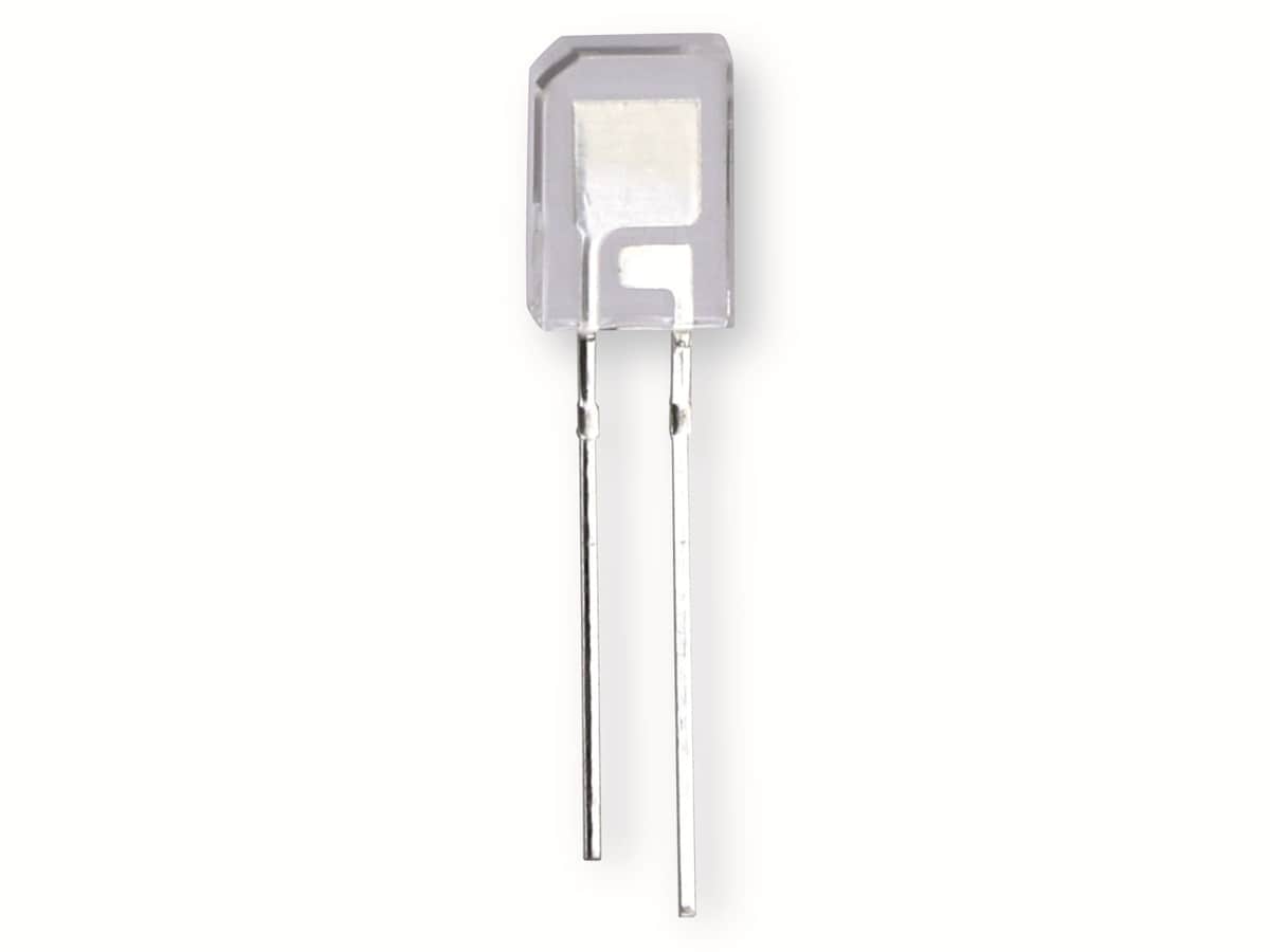 EVERLIGHT Fotodiode, PD638C, für Tageslicht und Infrarot, Flachgehäuse (5,3 x 7,6 mm, wasserklar) von Everlight