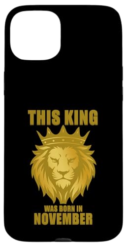 Dieser König wurde im November geboren, Geburtstagsfeier Hülle für iPhone 15 Plus Dieser König wurde im November geboren, Geburtstagsfeier Hülle für iPhone 15 Plus von Every Month Birthday King Apparel