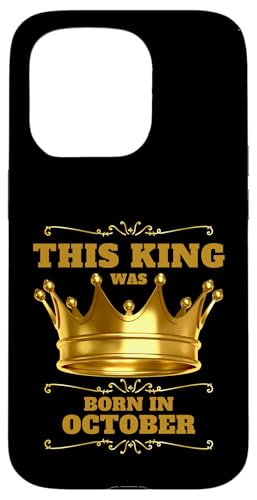 Dieser König wurde im Oktober geboren, Geburtstagsfeier Hülle für iPhone 15 Pro Dieser König wurde im Oktober geboren, Geburtstagsfeier Hülle für iPhone 15 Pro von Every Month Birthday King Apparel